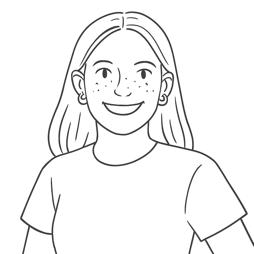 Portrett strektegning.